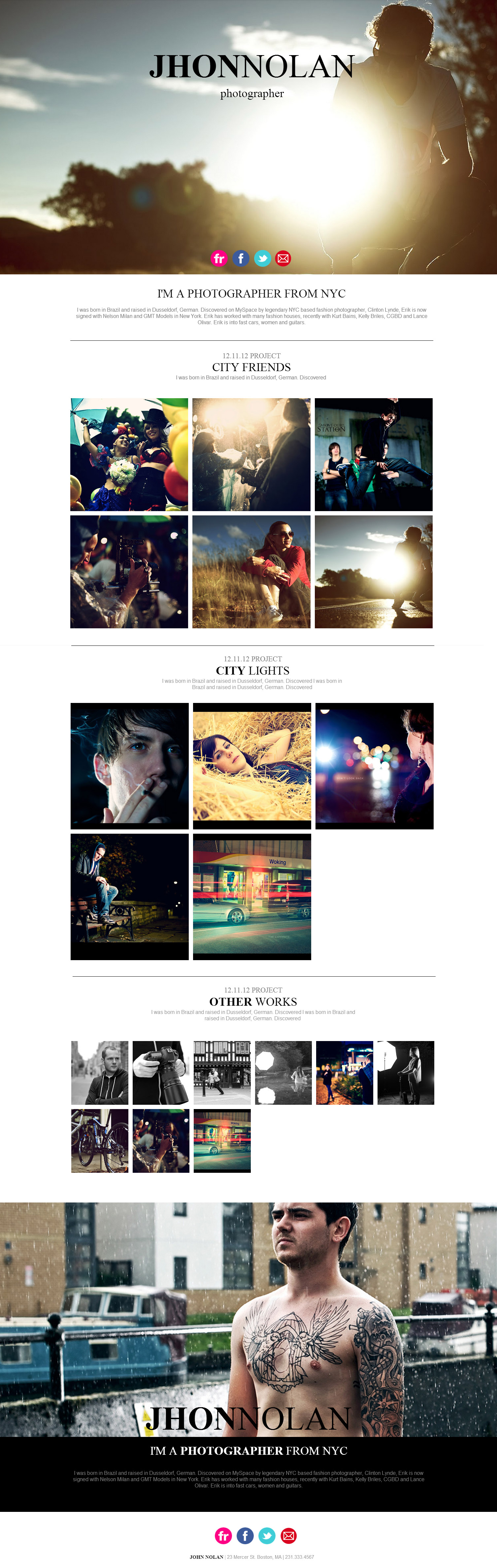 Photography template